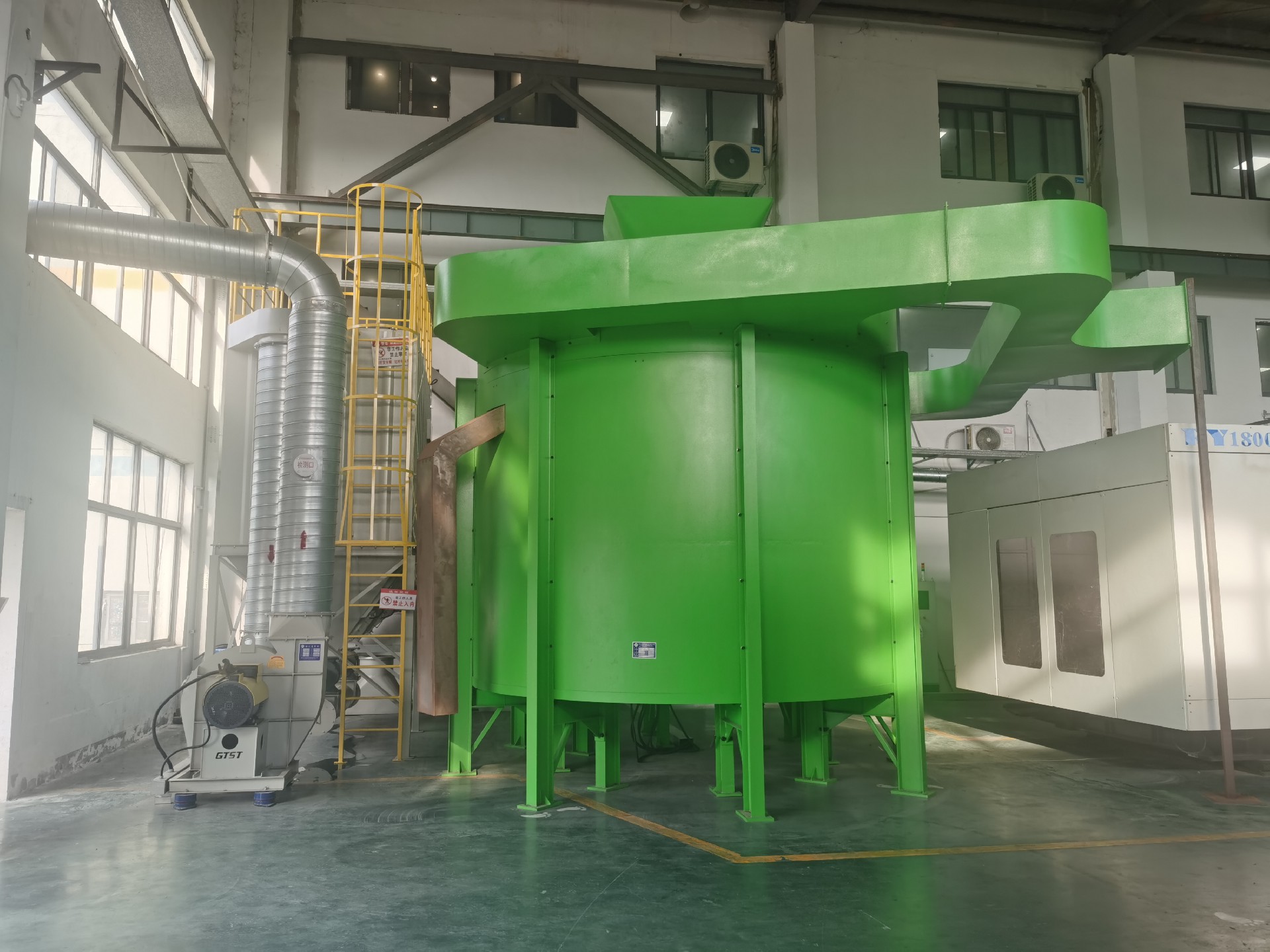 建筑垃圾资源化剩余尾料回收处理系统